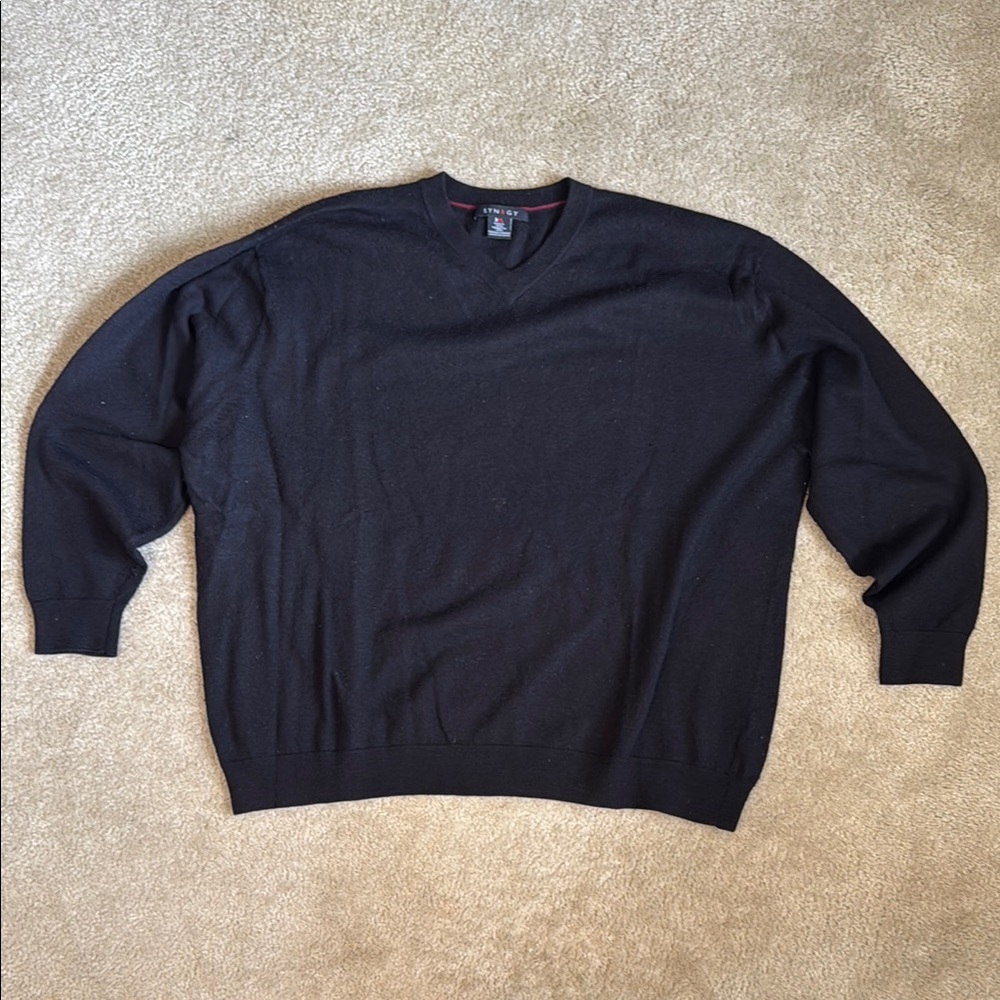 Synrgy Black V-Neck Sweater